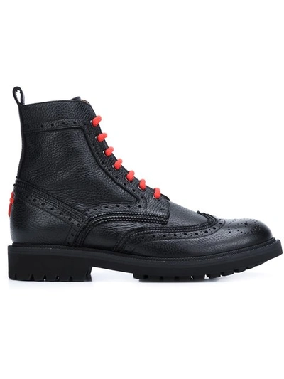 Givenchy Commando Leather Ankle Boots