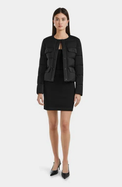 Rudsak Quilted Light Down Jacket In Black