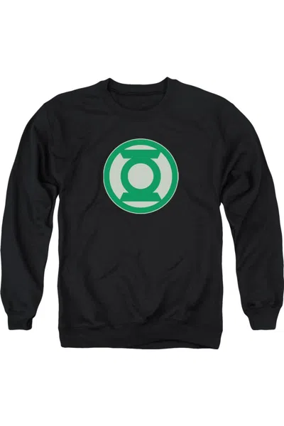 Gildan Green Lantern Green Symbol Adult Crewneck Sweatshirt In Black
