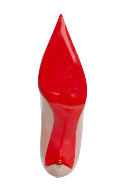 Christian Louboutin Miss Z Pointed Toe Pump In Neutral