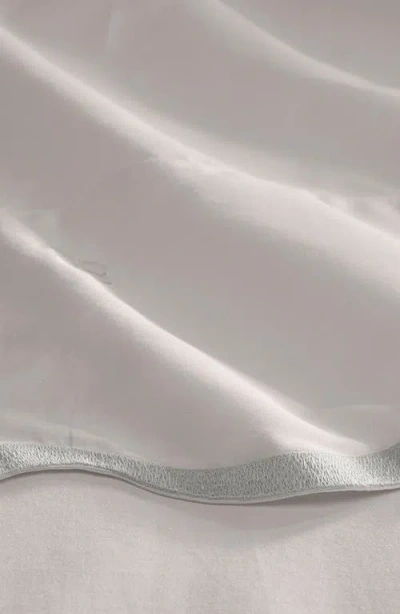 Boll & Branch Signature Curved Edge Organic Cotton Sheet Set In White/mist