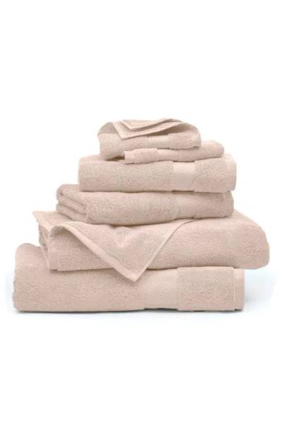 Boll & Branch Plush Bath Towel Set In Dusty Rose