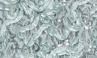 Alex Evenings Women's Sequined Soutache Mermaid Gown In Ice Sage