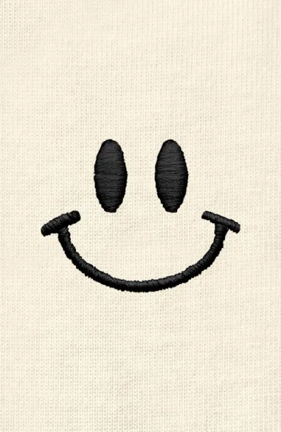 Dalix Smile Face Tee In Natural