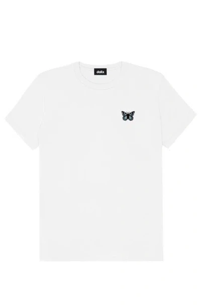 Dalix Womens Butterfly Lightweight Everyday Tee In White