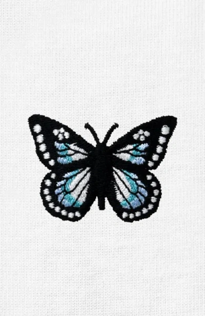 Dalix Womens Butterfly Lightweight Everyday Tee In White