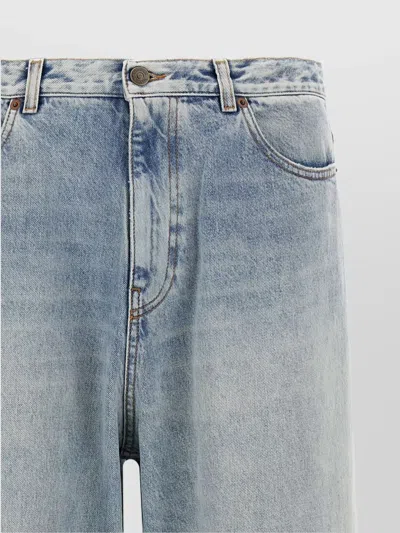 Valentino Stitched Belt Loops Straight Five-pocket Trousers