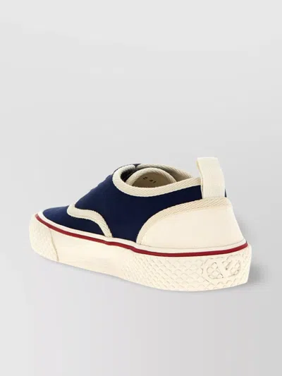 Valentino Garavani Sneaker Nojoke In Blue And White Canvas