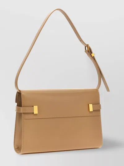 Saint Laurent Manhattan Small Shoulder Bag In Smooth Leather