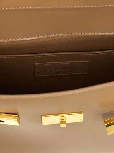 Saint Laurent Manhattan Small Shoulder Bag In Smooth Leather