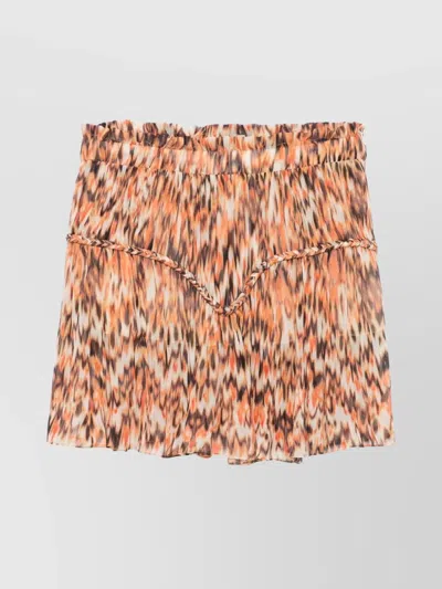 Isabel Marant Minigonna Roumi In Crepe Stampato Donna