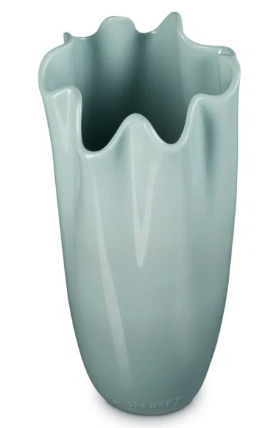 Le Creuset Iris Stoneware Vase In Sea Salt