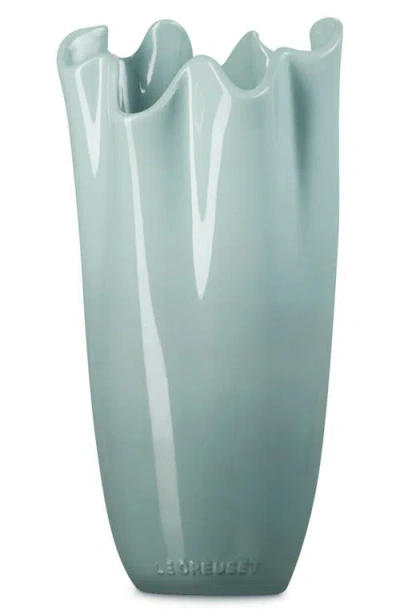 Le Creuset Iris Stoneware Vase In Sea Salt