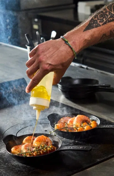 Le Creuset Gourmand Set Of 4 1/3-quart Enamel Cast Iron Skillet In Matte Black