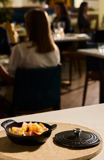 Le Creuset Enameled Cast Iron 4-pc. Covered Mini Round Braiser Set In Matte Black