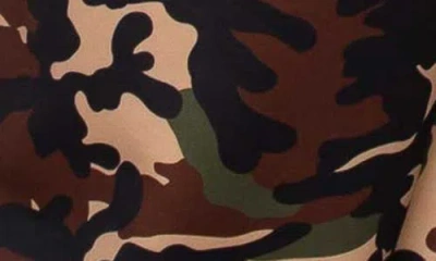 L I V D Freya Cargo Strapless Cargo Jumpsuit In Camo