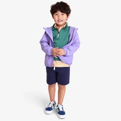 Primary Kids Packable Windbreaker In Navy