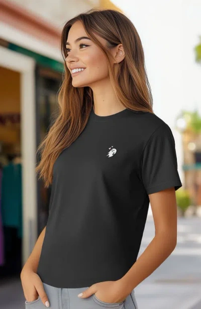 Dalix Heartly Ghost Tee In Dark Gray