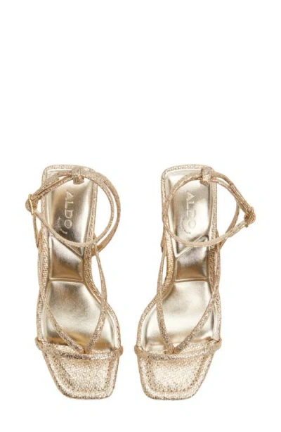 Aldo Women's Dorinda Strappy Dress Sandals In Gold