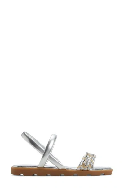 Aldo Narine Sandal In Silver Multi