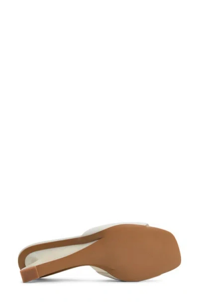 Aldo Women's Fiala Square-toe Sculpted Wedge Sandals In White