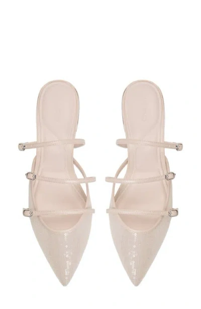 Aldo Aspynn Pointed Toe Mule In Grey