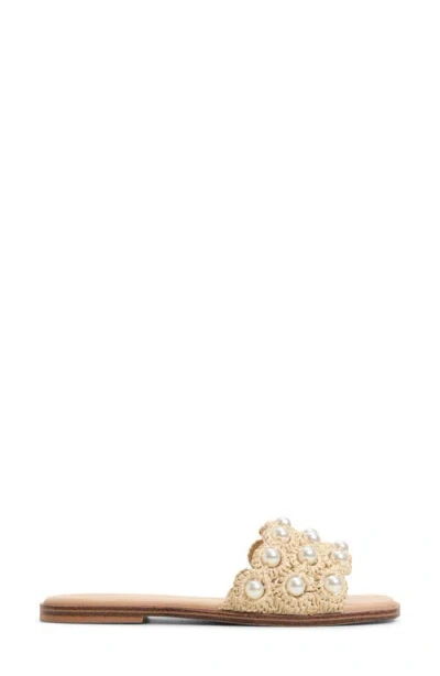 Aldo Women's Coralynne Flat Sandals In Natural