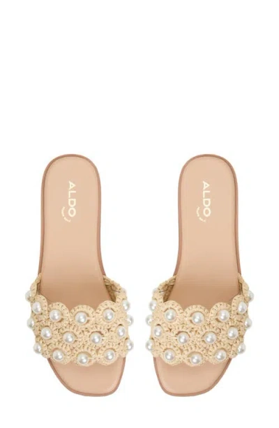 Aldo Women's Coralynne Flat Sandals In Natural