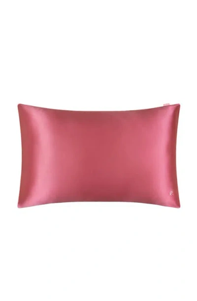 Lilysilk Hope's Comfort Silk Pillowcase In Ruby Pink