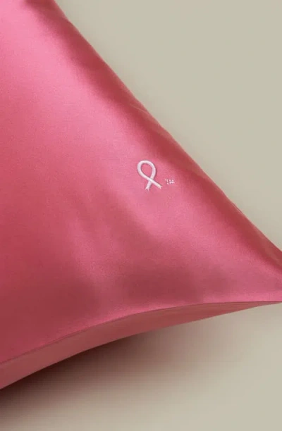 Lilysilk Hope's Comfort Silk Pillowcase In Ruby Pink