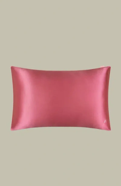 Lilysilk Hope's Comfort Silk Pillowcase In Ruby Pink