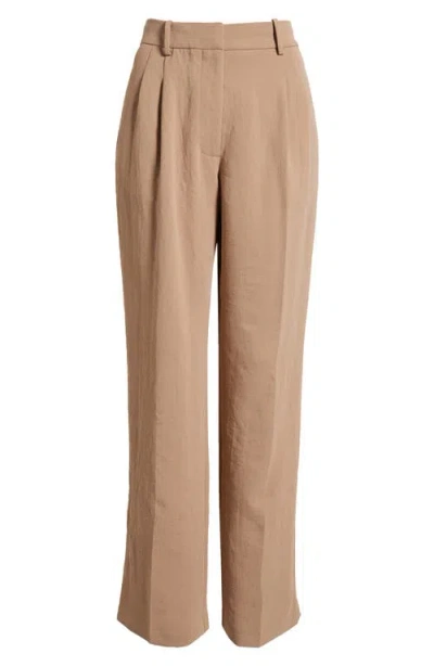 Open Edit The Curator Trousers In Tan Portabella