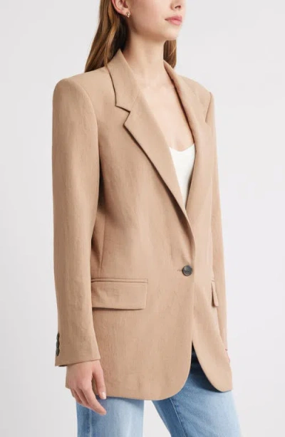 Open Edit The Curator Blazer In Tan Portabella