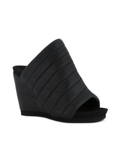 Shop Peter Non Wedged Sandals In Black