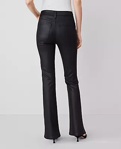Ann Taylor The Petite Coated Boot Jean In Black Coated