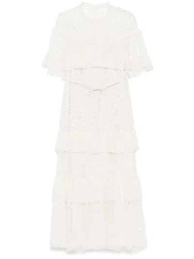 Needle & Thread Lelia Gown In Neutrals