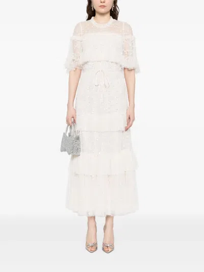 Needle & Thread Lelia Gown In Neutrals