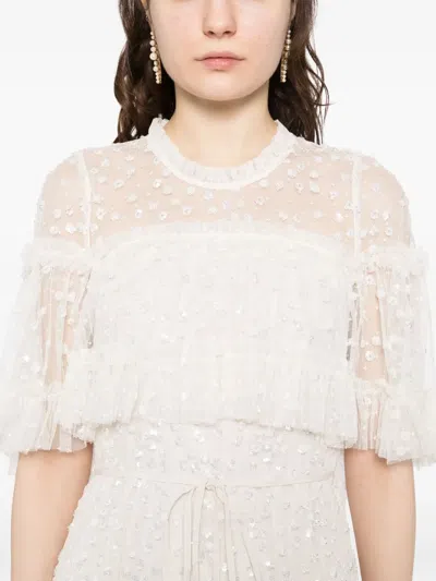 Needle & Thread Lelia Gown In Neutrals