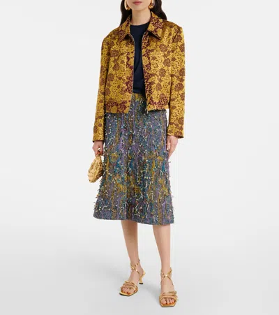 Souliers Martinez Teresa 80 Metallic Leather Sandals In Gold