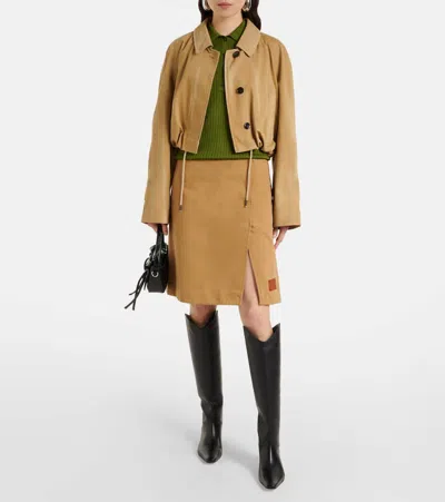 Staud Western Wally 50 Leather Knee-high Boots In Black