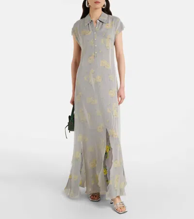 Souliers Martinez Teresa 80 Metallic Leather Sandals In Silver