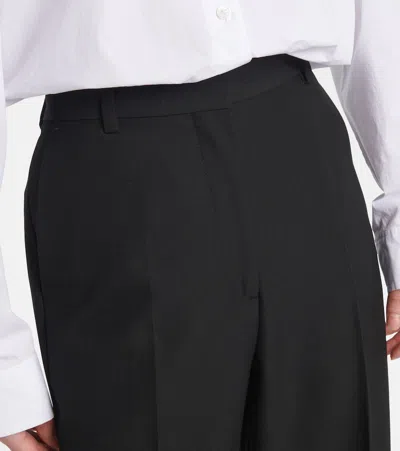 Totême Mid-rise Straight Pants In Black