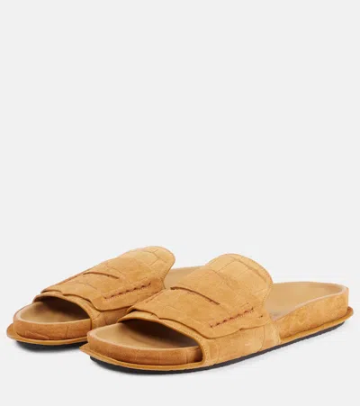 Jacquemus Woman Sandals Tan Size 8 Leather In Brown