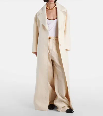 Gucci Women White Ribbed Top With Web Detail On The Edges In Cotton Woman