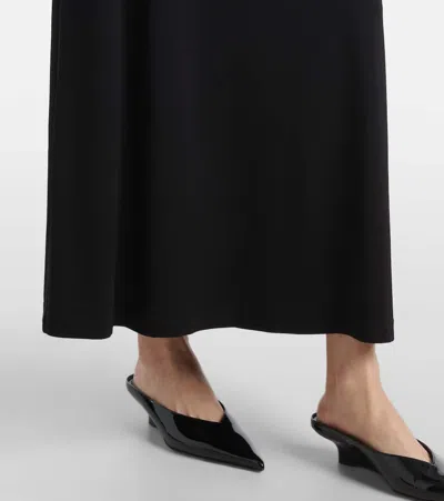 Totême Toteme Jersey Long Dress In Black