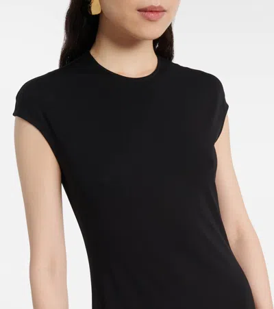 Totême Toteme Jersey Long Dress In Black