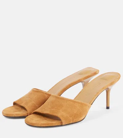 Jacquemus The Cubisto Mules In Beige