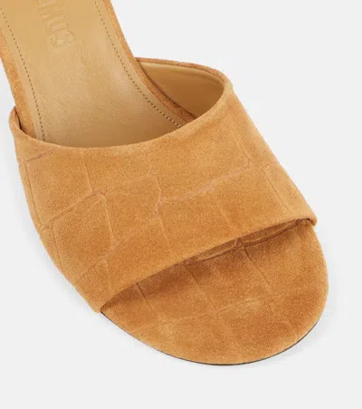 Jacquemus The Cubisto Mules In Beige