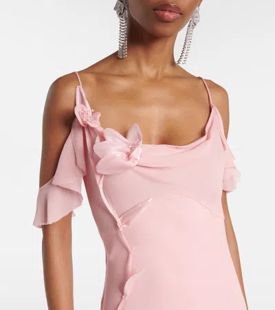 Self-portrait Self Portrait Long Dress In Pink