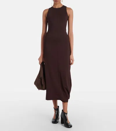 Lemaire 80mm Almond Toe Ankle Boots In Black